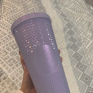 Starbucks Icy Iridescent Studded Bling Venti Cold Cup Tumbler Lavender